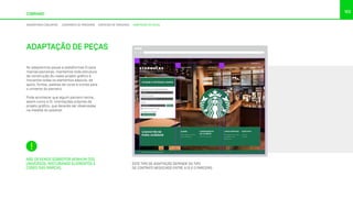 103
COBRAND
ADAPTAÇÃO DE PEÇAS
NÃO DEVEMOS SOBREPOR NENHUM DOS
UNIVERSOS, MISTURANDO ELEMENTOS E
CORES DAS MARCAS.
ESTE TIPO DE ADAPTAÇÃO DEPENDE DO TIPO
DE CONTRATO NEGOCIADO ENTRE A OI E O PARCEIRO
Ao adaptarmos peças e plataformas Oi para
marcas parceiras, mantemos toda estrutura
de construção do nosso projeto gráfico e
trocamos todas os elementos básicos, de
apoio, fontes, paletas de cores e ícones para
o universo do parceiro.
Pode acontecer que algum parceiro tenha,
assim como a Oi, orientações próprias de
projeto gráfico, que deverão ser observadas
na medida do possível.
ASSINATURAS CONJUNTAS LOGOMARCA DE PARCEIROS CONTEÚDO DE TERCEIROS ADAPTAÇÃO DE PEÇAS
 