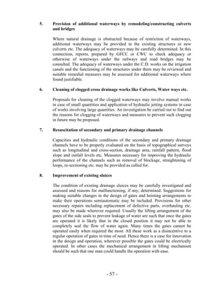 Cwc Sen Provision Guidelines on-flood-mgmt | PDF