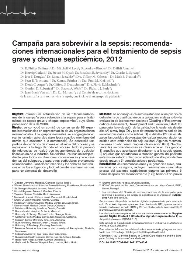 CAMPAA SOBREVIVIENDO A LA SEPSIS 2012 PDF