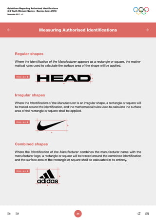 Guidelines authorized identifications