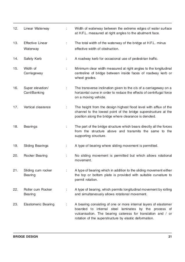 Guide lines bridge_design