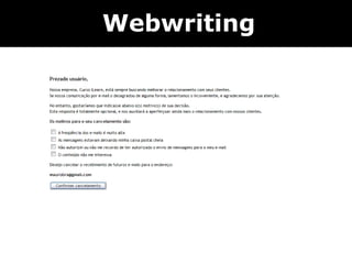 Webwriting
 
