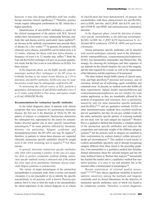 Guidelines for the Laboratory Use of Autoantibody Tests in the ...
