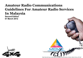 Guidelines for becoming amateur radio operator in malaysia part a | PDF