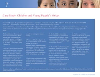 Guidelines for Children on Child Online Protection | PDF