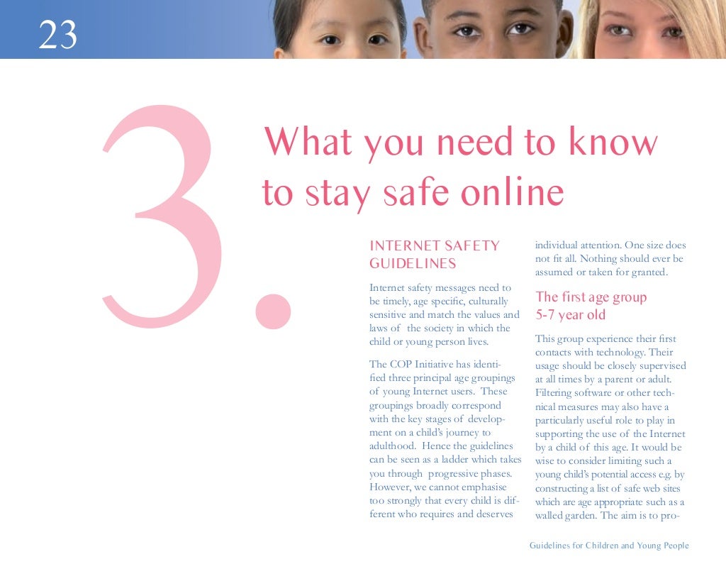 Guidelines for Children on Child Online Protection