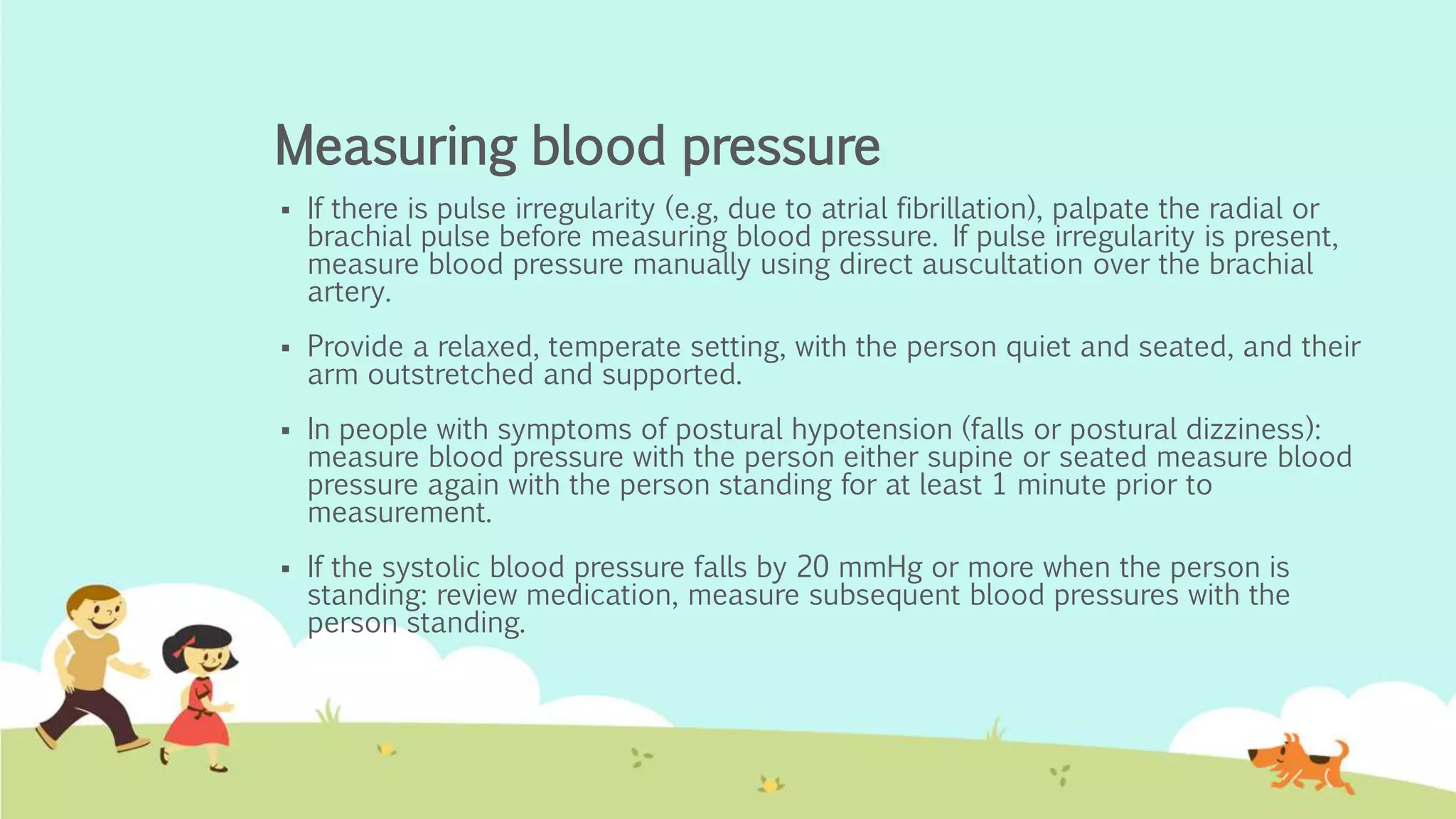 Diagnosis & management of hypertension. NICE Guidlines summerized. | PPT