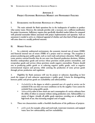 Market Rationale Guidelines for economic analysis ADB | PDF