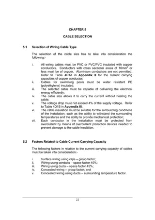 Guidelines for electrical wiring in residential buildings | PDF