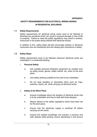Guidelines for electrical wiring in residential buildings | PDF