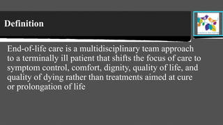 Guidelines for end of life care in icu | PDF