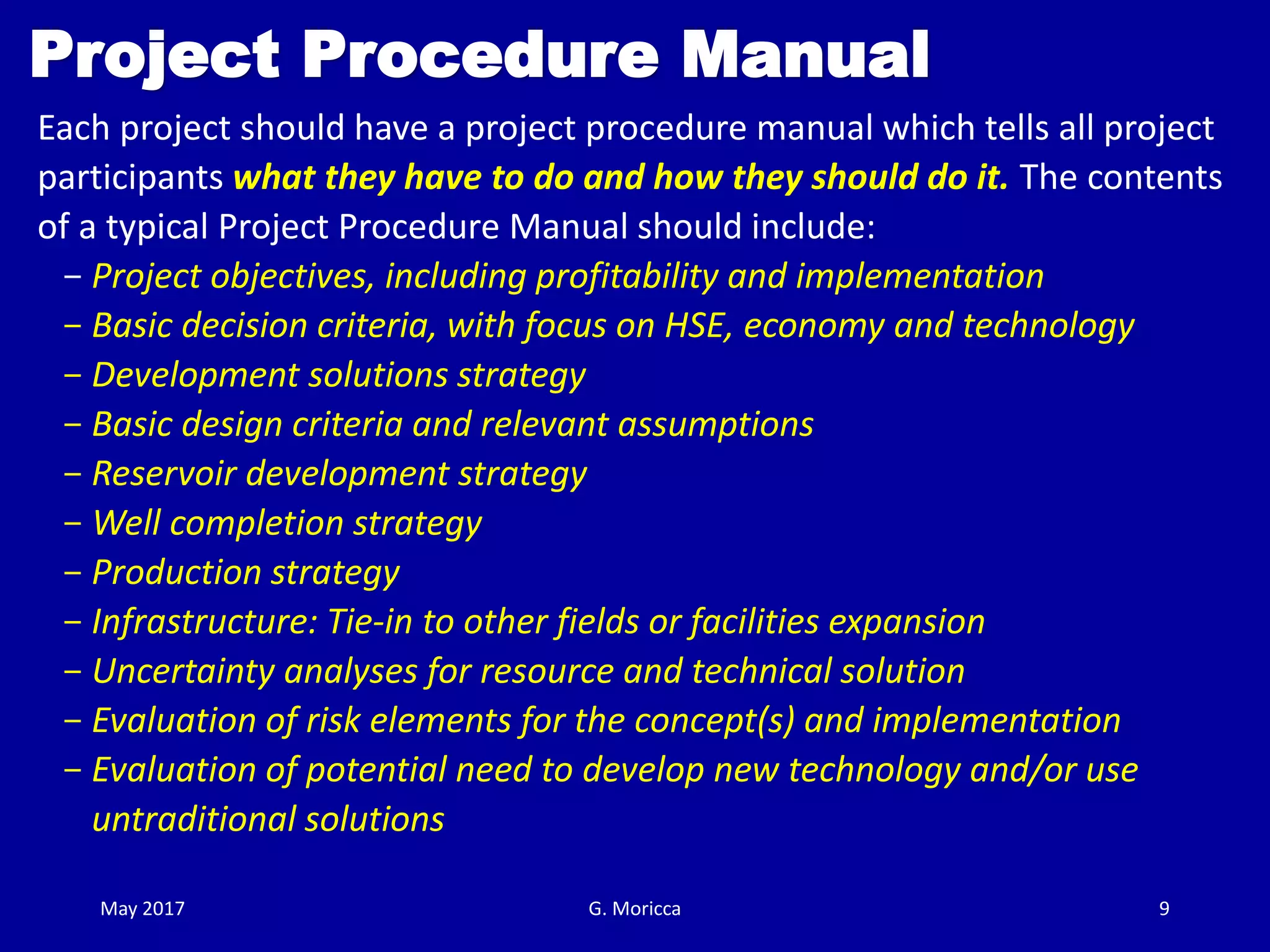 Guidelines for field development plan | PDF
