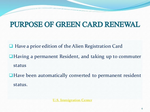 Guidelines for green card renewal or replacement (form i 90)