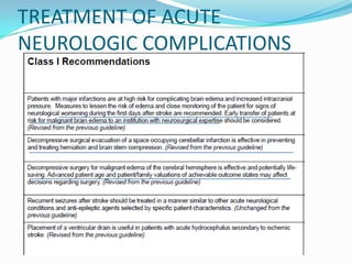 Guidelines for management of acute stroke | PPTX