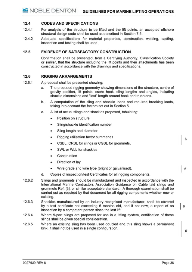 Guidelines for marine lifting operations PDF