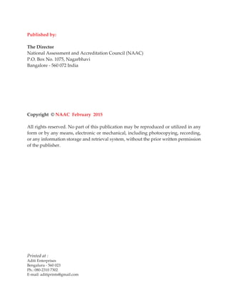 Nac Form 01.pdf Guidelines for naac financial assistance final 28 02-2015 | PDF
