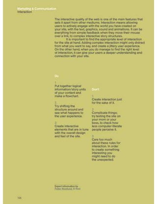 Guidelines for online success