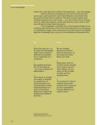 Guidelines for online success