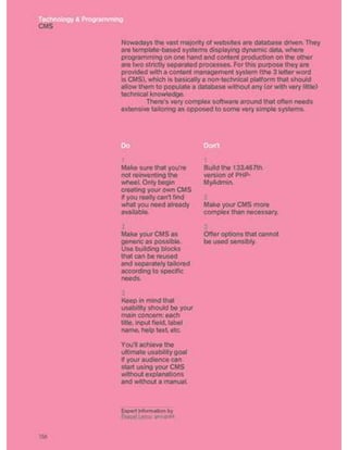 Guidelines for online success