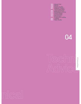 Guidelines for online success