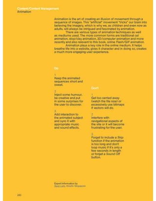 Guidelines for online success