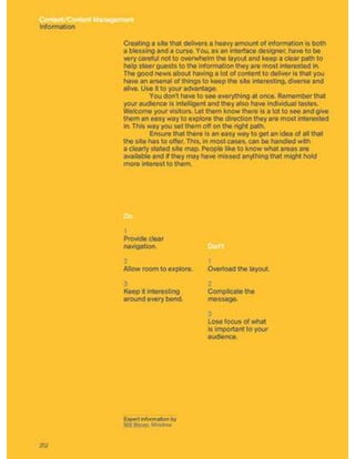 Guidelines for online success