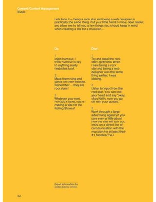 Guidelines for online success