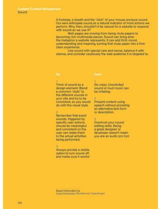 Guidelines for online success