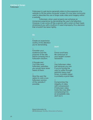 Guidelines for online success