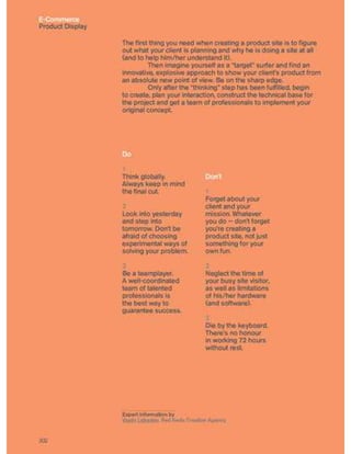 Guidelines for online success