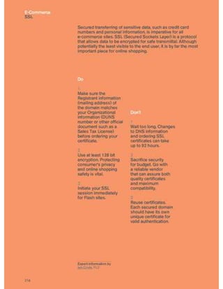 Guidelines for online success