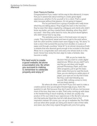 Guidelines for online success