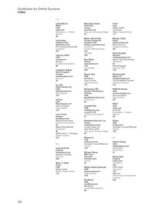 Guidelines for online success