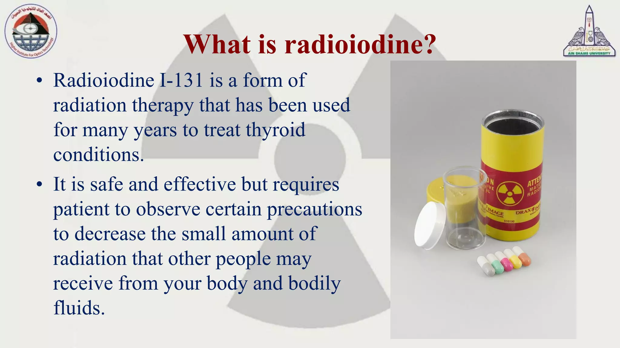 Guidelines For Patients Receiving Radioiodine I 131 Treatment PDF
