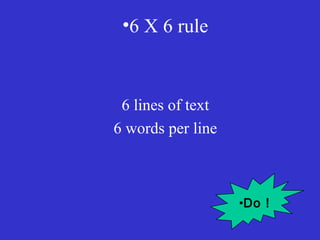 Guidelines for preparing powerpoint presentations | PPT