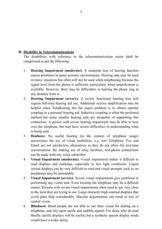 Guidelines for service providers on telecom services for persons with ...