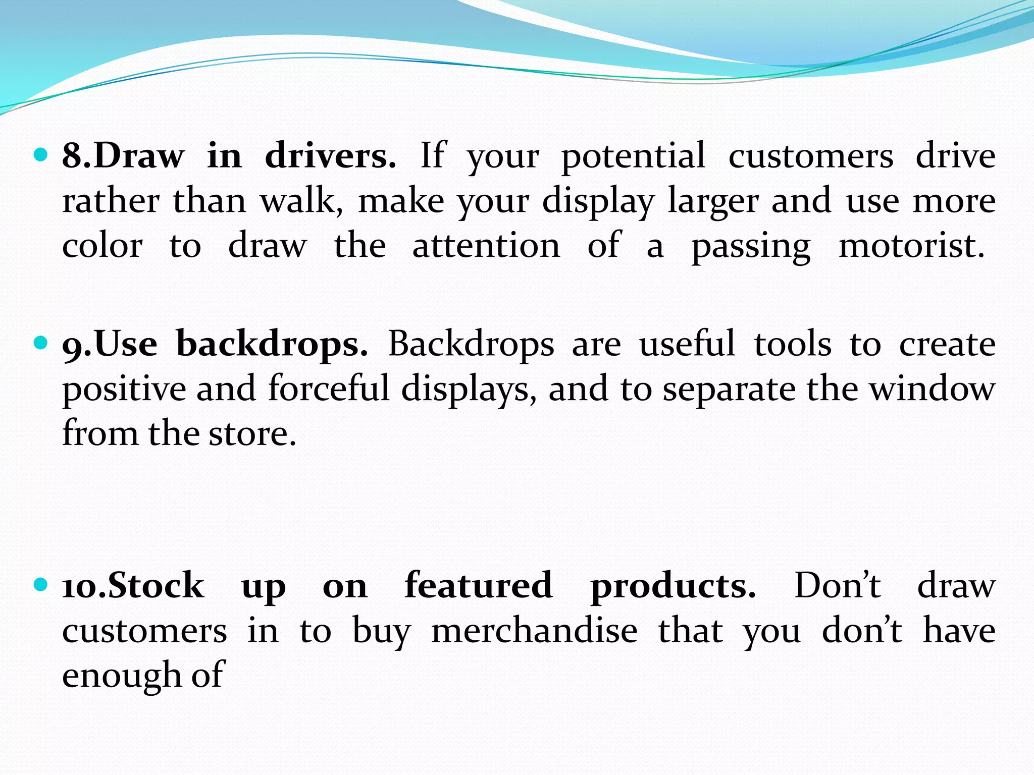 Guidelines for store design and display windows h&m | PPTX