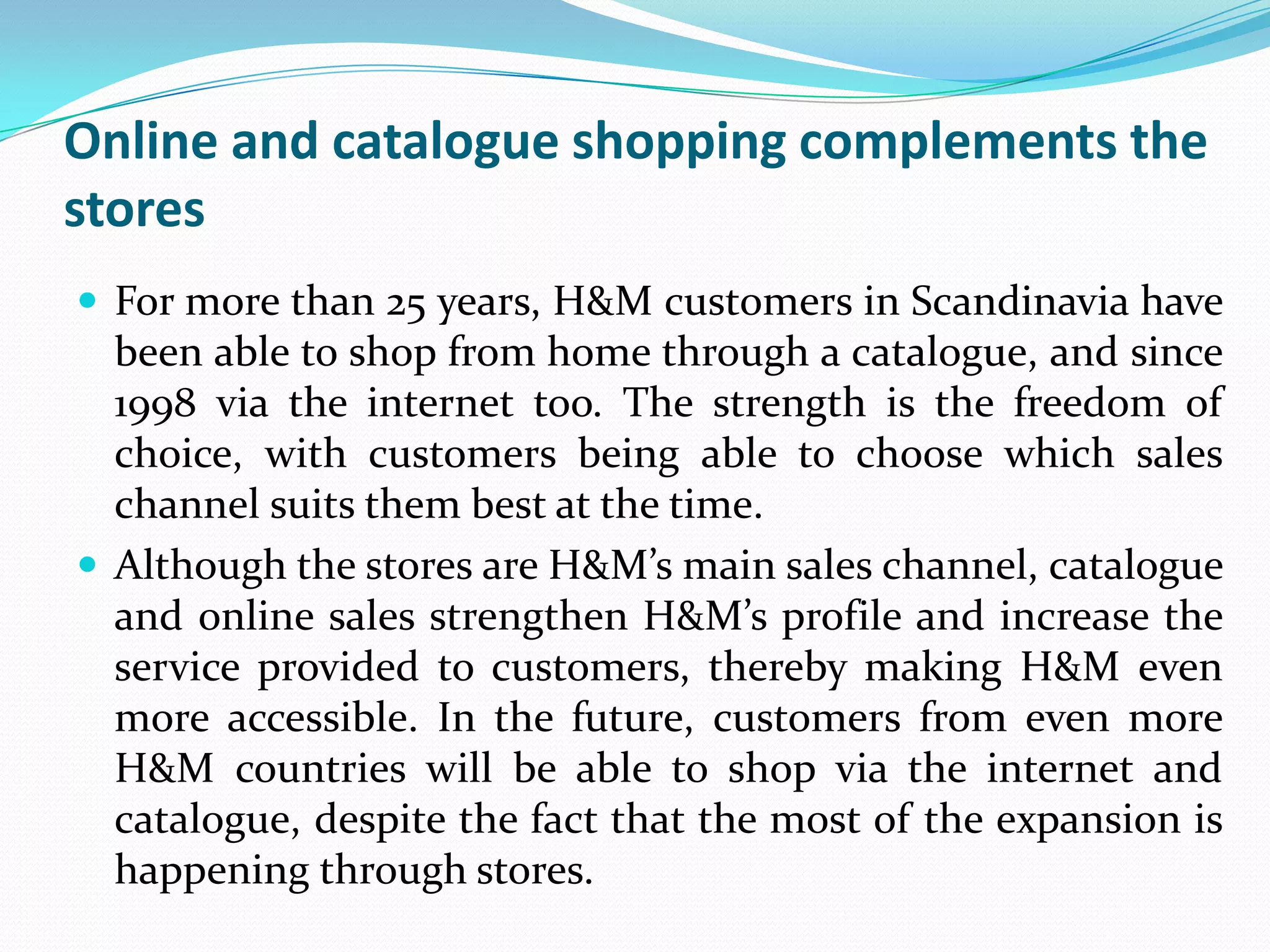 Guidelines for store design and display windows h&m | PPTX