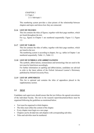 Guidelines for thesis preparation 3 | PDF