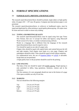 Guidelines for thesis preparation 3 | PDF
