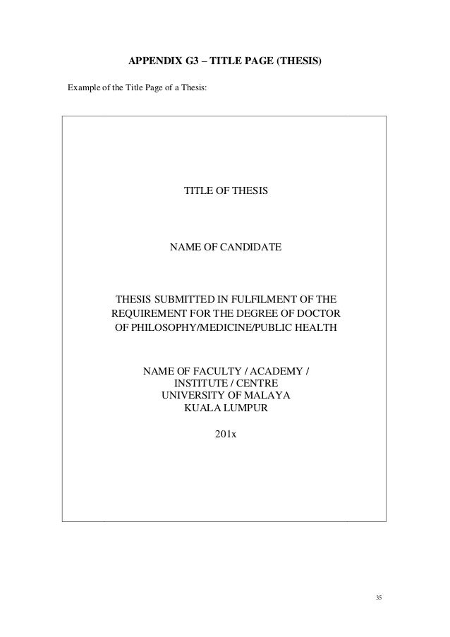 Dissertation copyright page contents