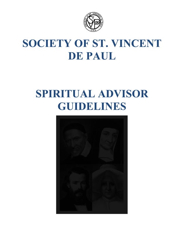 SOCIETY OF ST. VINCENT DE PAUL SPIRITUAL ADVISOR GUIDELINES | PDF ...