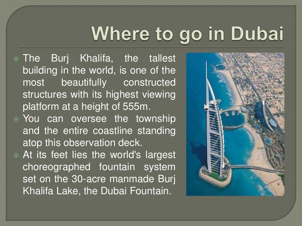 Guidelines for Traveling to Dubai