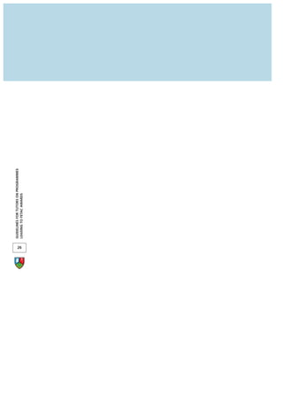 GUIDELINES FOR TUTORS ON PROGRAMMES




26
     LEADING TO FETAC AWARDS
 