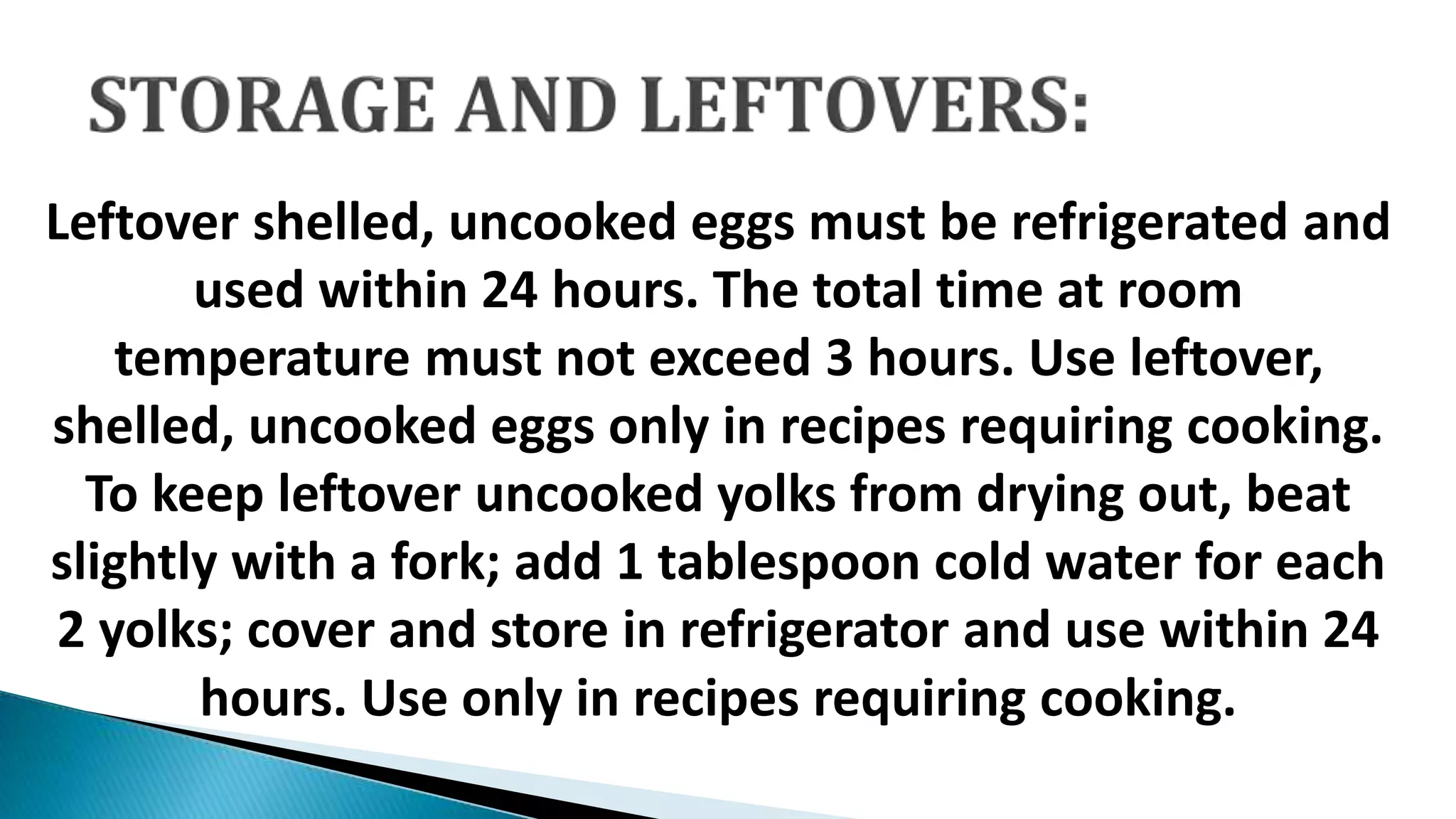 Raw Shell Eggs Must Be Refrigerated At What Temperature