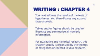 Guidelines for Writing a Thesis or Dissertation | PPTX