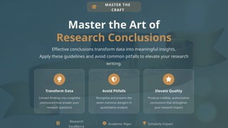 Guidelines for Writing Conclusions in Research | PPTX