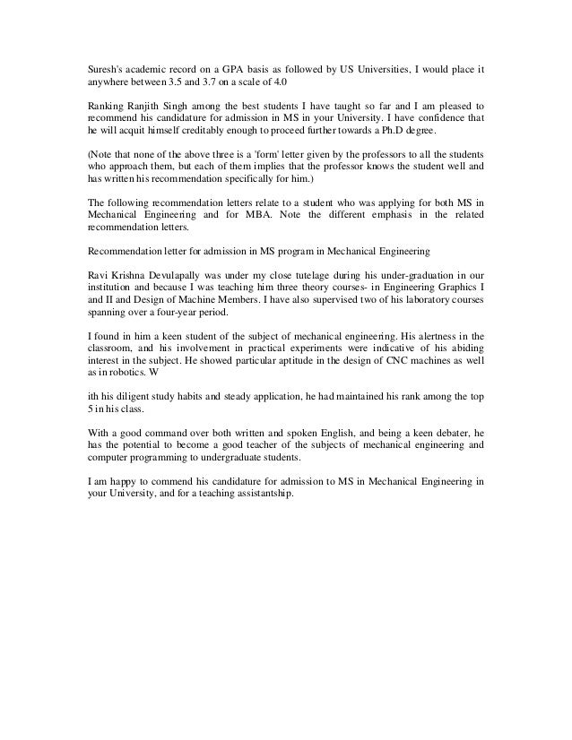 guidelines for writing reco 19th item letter of recommendation for undergraduate admission