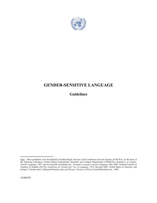 Guidelines gender sensitive-language_e-a | PDF