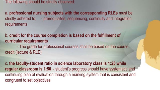 Guidelines implementing rle | PPTX | Undergraduate Education | College ...